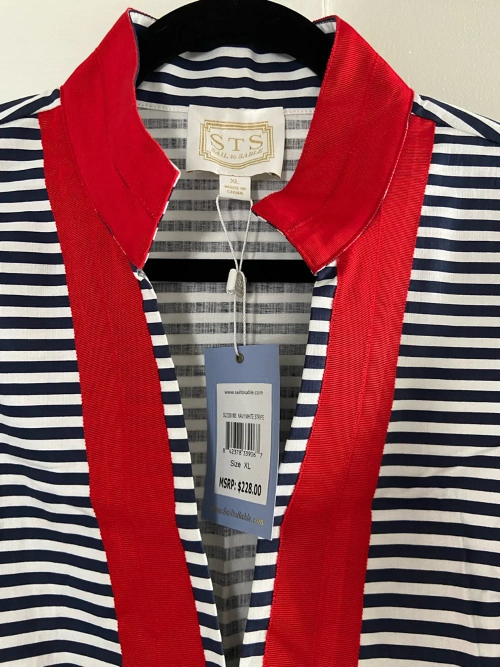 Sail to Sable sleeveless Nautical maxi dress XL NWT - Picture 1 of 3